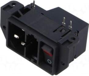 SCHURTER Connector: AC supply | socket