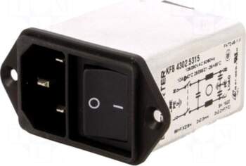 SCHURTER Connector: AC supply | socket
