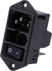 SCHURTER Connector: AC supply | socket