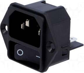 SCHURTER Connector: AC supply | socket