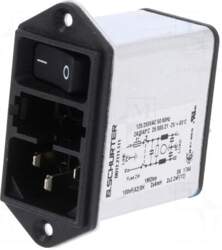 SCHURTER Connector: AC supply | socket