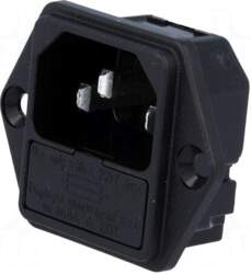 SCHURTER Connector: AC supply | socket