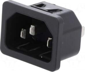 SCHURTER Connector: AC supply | socket