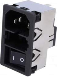SCHURTER Connector: AC supply | socket
