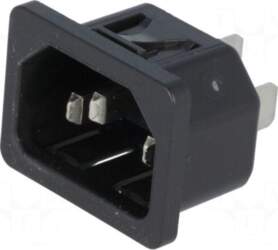 SCHURTER Connector: AC supply | socket