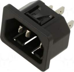 SCHURTER Connector: AC supply | socket