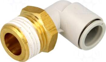 SMC Push-in fitting | threaded,angled