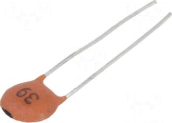SR PASSIVES Capacitor: ceramic | 39pF