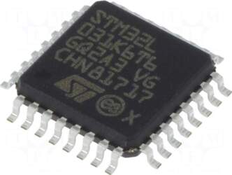 STMicroelectronics IC: STM32 ARM microcontroller |