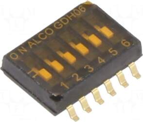 TE Connectivity Switch: DIP-SWITCH | ON-OFF