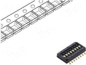 TE Connectivity Switch: DIP-SWITCH | Poles