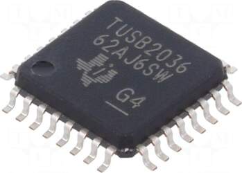 TEXAS INSTRUMENTS IC: USB interface |
