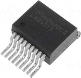 TEXAS INSTRUMENTS Integrated circuit: audio amplifier