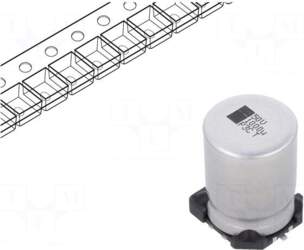 VISHAY Capacitor: electrolytic | SMD |