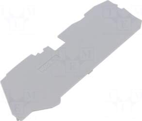 WAGO End piece | grey |