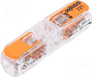 WAGO Quick splice | 221 |