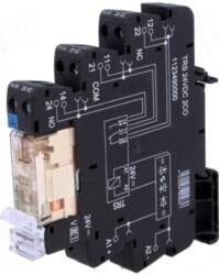 WEIDMÜLLER Relay: interface | DPDT |