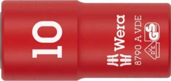 WERA Socket: 6-angles | insulated,socket