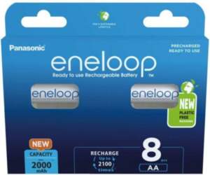 Akumulators Panasonic Eneloop BK-3MCDE/8BE 8pcs