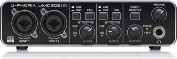 Behringer UMC202HD recording audio interface