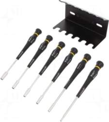 BERNSTEIN Screwdriver: precision-set | 6-angles socket