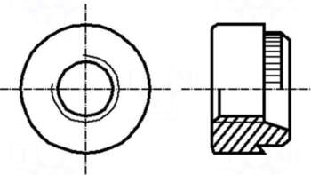 BOSSARD Insert nut | round |
