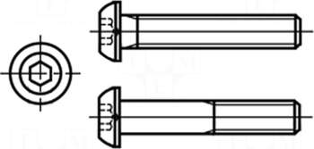 BOSSARD Screw | M3x6 | Head: