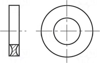 BOSSARD Washer | round | M2