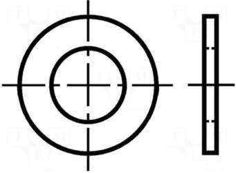 BOSSARD Washer | round | M5