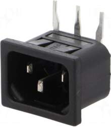 BULGIN Connector: AC supply | socket