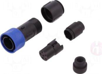 BULGIN Connector: circular | plug |