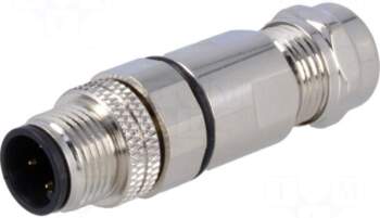 BULGIN Plug | M12 | PIN: