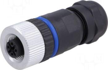 BULGIN Plug | M12 | PIN: