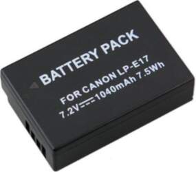 Canon, battery LP-E17 (without chip)
