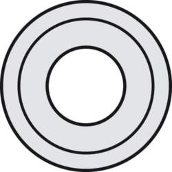 COVER PLATE XLR SOCKET- TITANE