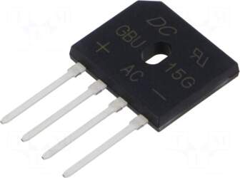 DC COMPONENTS Bridge rectifier: single-phase |