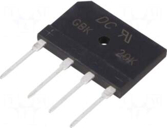 DC COMPONENTS Bridge rectifier: single-phase |