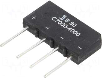 DIOTEC SEMICONDUCTOR Bridge rectifier: single-phase |