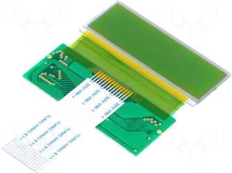 DISPLAY ELEKTRONIK Display: LCD | alphanumeric
