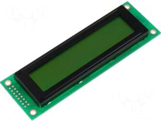 DISPLAY ELEKTRONIK Display: LCD | alphanumeric