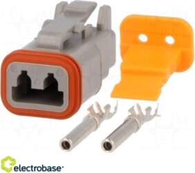Electro Base Connector: wire-wire; DT; plug