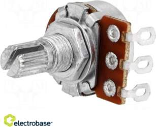 Electro Base Potentiometer: shaft; single turn