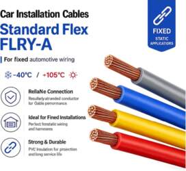 Electro Base Wire; FLRY-A; stranded; Cu