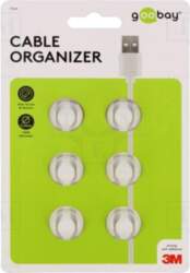 Goobay Set of clips | white