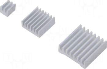 Heatsink: extruded | grilled | Raspberry