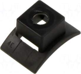 HELLERMANNTYTON Holder | screw | black