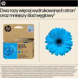 Hewlett-Packard HP 937e Cyan Tintenpatrone EvoMore