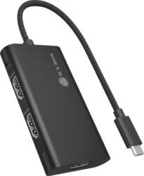 ICY BOX IB-AD1030-C, adapter black, USB