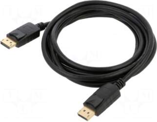 LANBERG Cable | DisplayPort plug,both