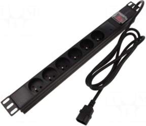 LANBERG Plug socket strip: protective |